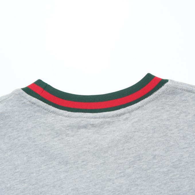 Gucci's new logo thread patch letter embroidery short sleeve