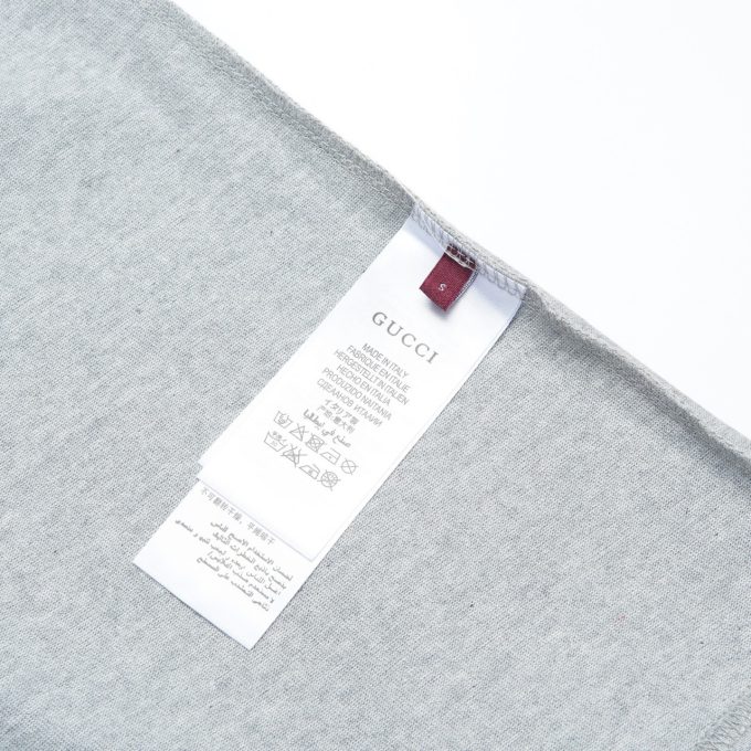 Gucci's new logo thread patch letter embroidery short sleeve