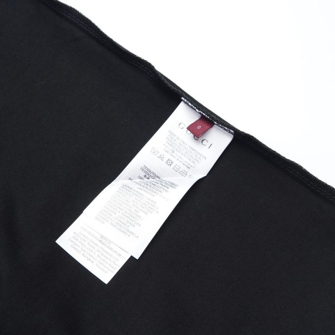Gucci's official website's new Logo letter embroidered short sleeve