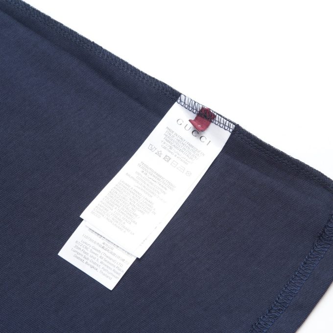 Gucci classic logo square-framed letter print short sleeve