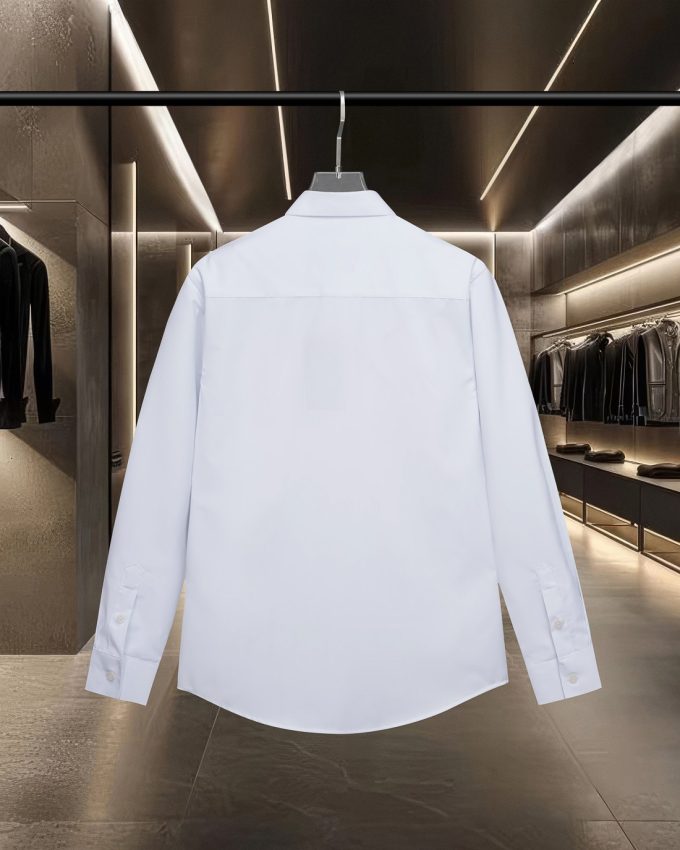 Gucci lettered embroidered shirt