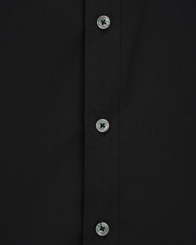 Gucci lettered embroidered shirt