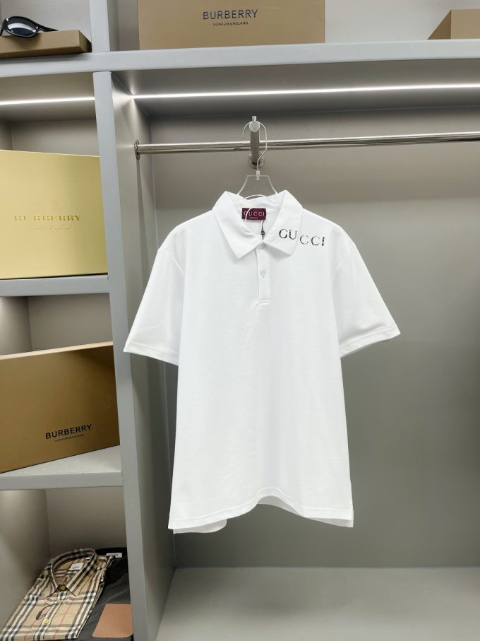 Gucci's new Polo shirt with counterpoint print