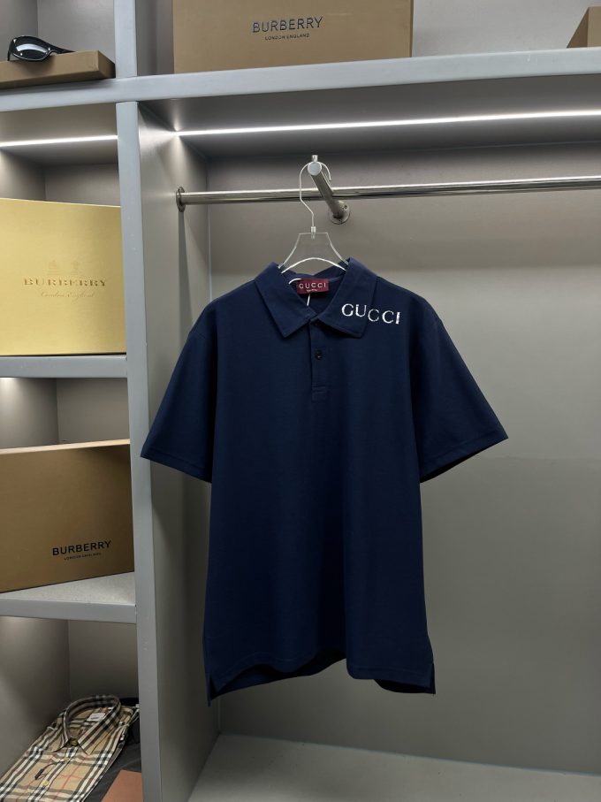 Gucci's new Polo shirt with counterpoint print