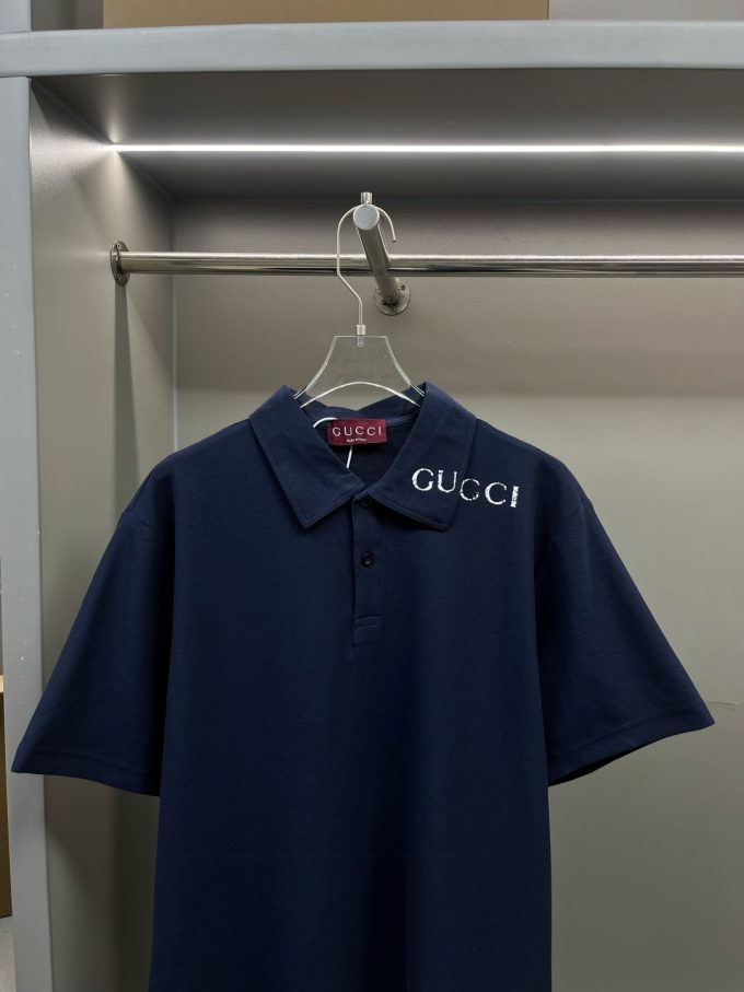 Gucci's new Polo shirt with counterpoint print