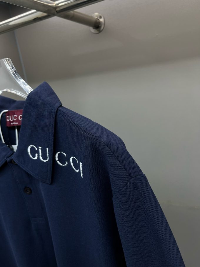 Gucci's new Polo shirt with counterpoint print