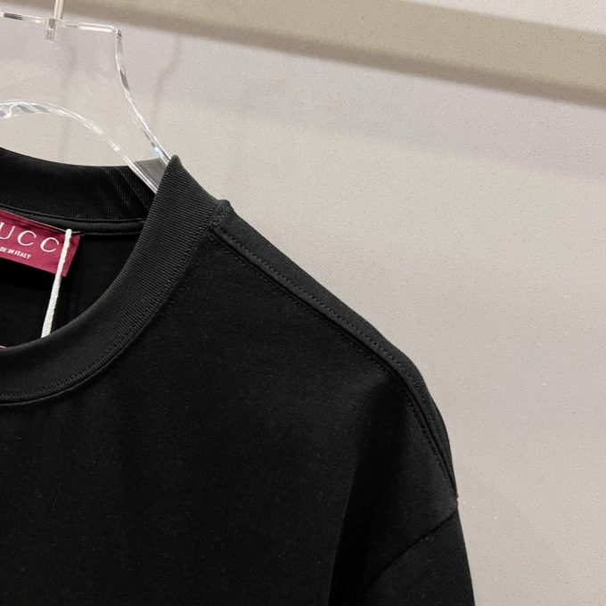 Gucci 320g round-neck short-sleeved T-shirt