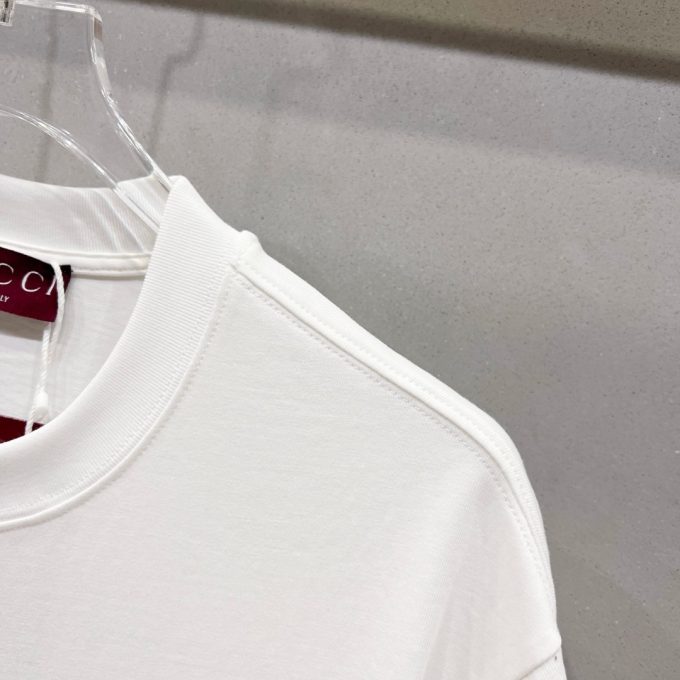 Gucci 320g round-neck short-sleeved T-shirt