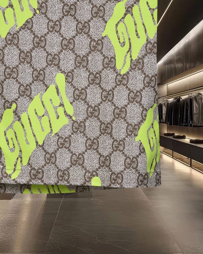 Gucci digital printed shirt