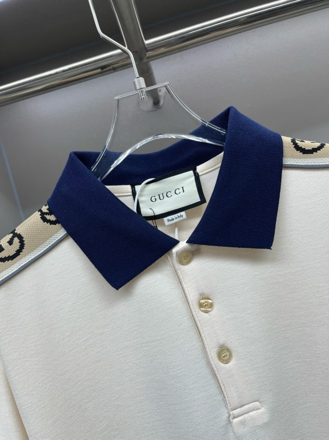 Gucci reflective webbing new Polo shirt