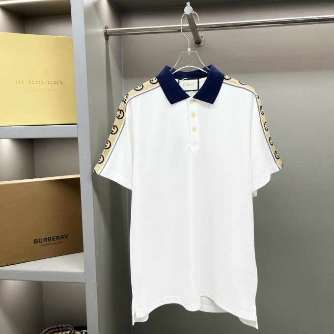 Gucci reflective webbing new Polo shirt