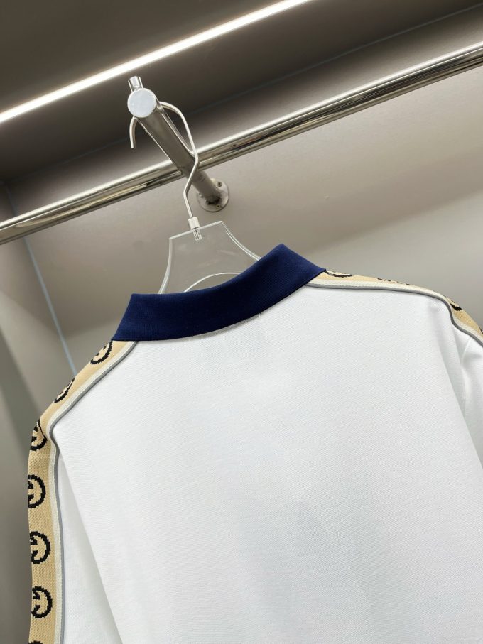 Gucci reflective webbing new Polo shirt