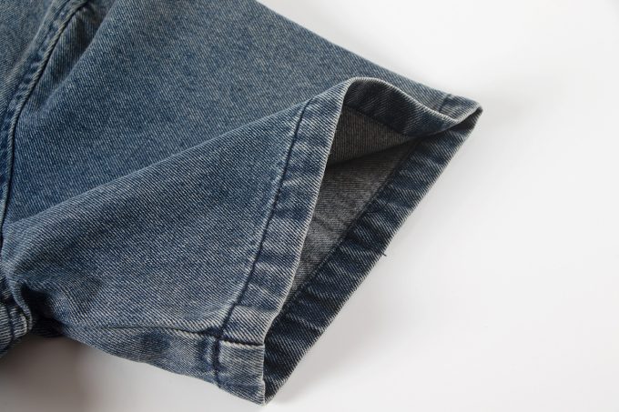 Gucci printed denim short-sleeved shirt