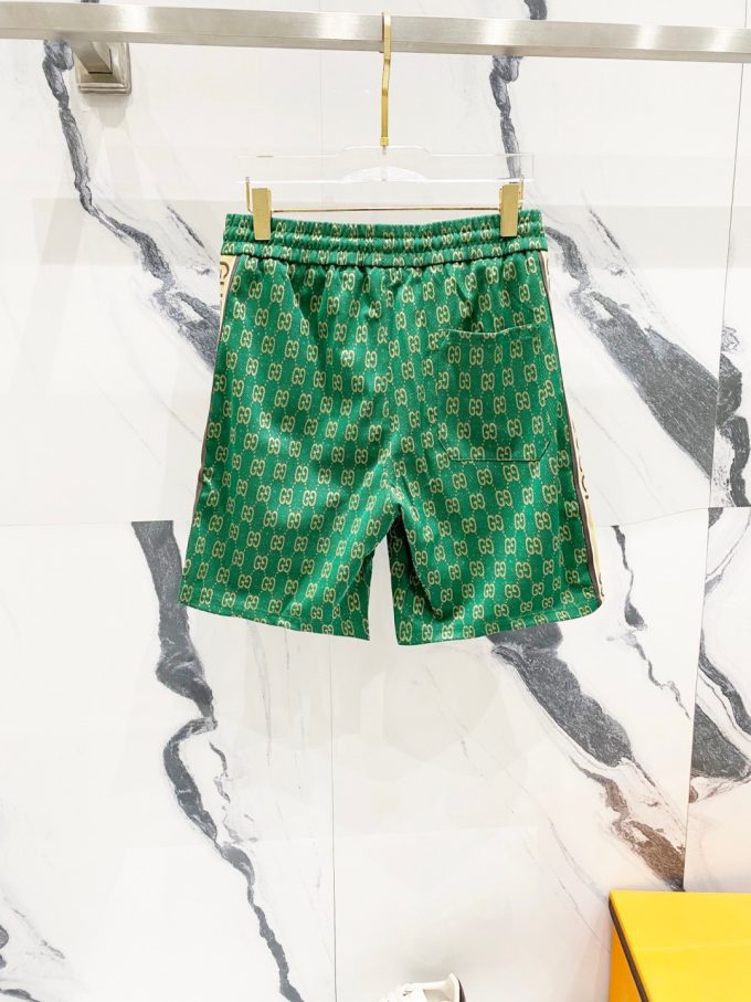 Gucci custom-made jacquard fabric shorts