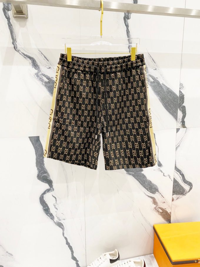 Gucci custom-made jacquard fabric shorts