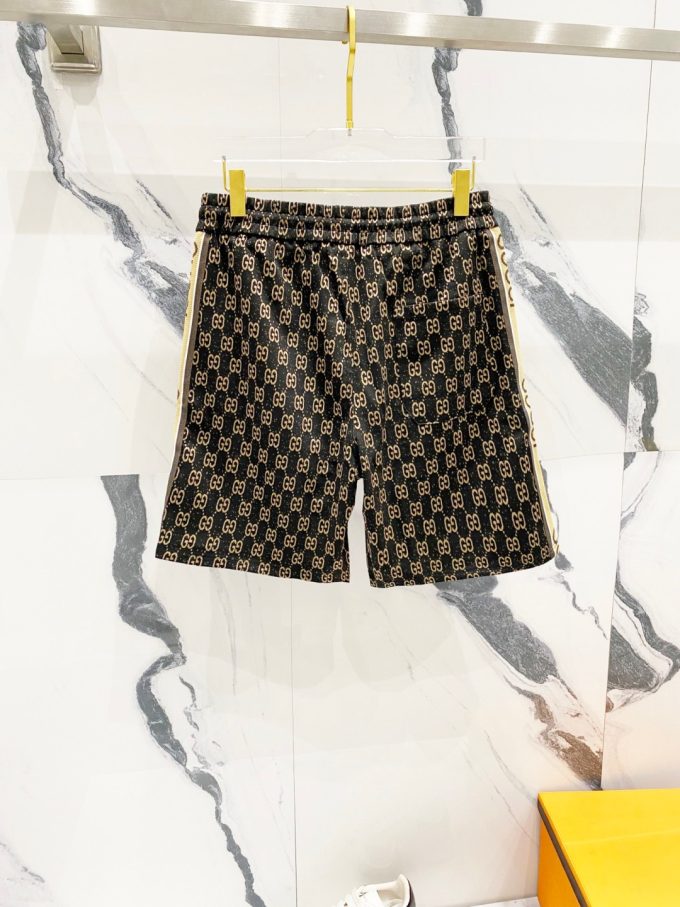 Gucci custom-made jacquard fabric shorts