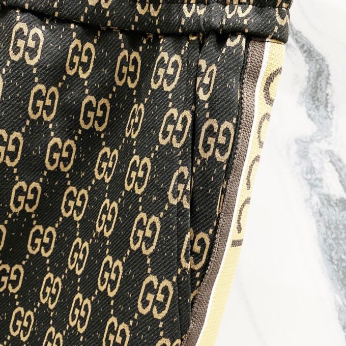 Gucci custom-made jacquard fabric shorts
