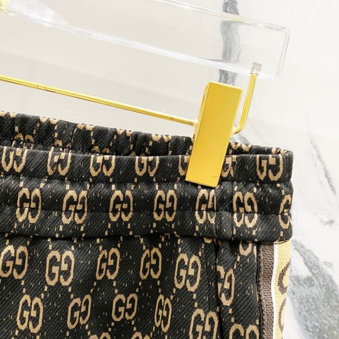Gucci custom-made jacquard fabric shorts