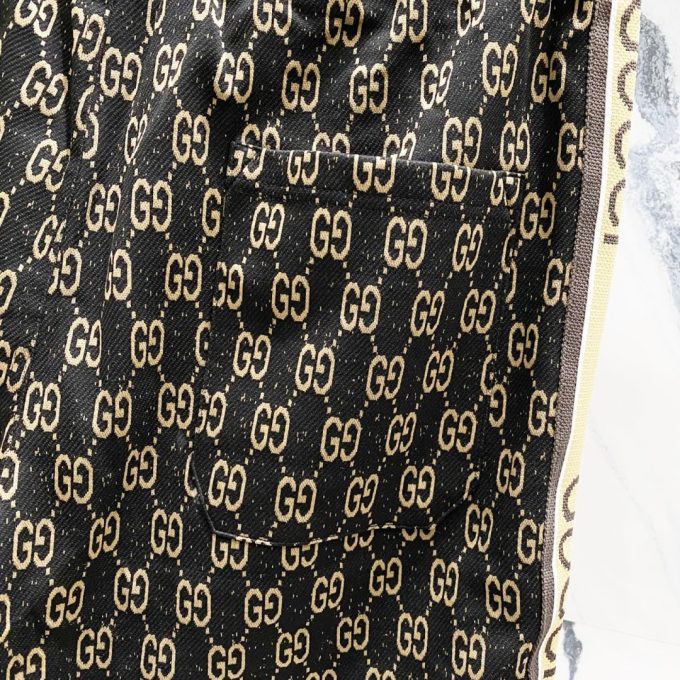 Gucci custom-made jacquard fabric shorts