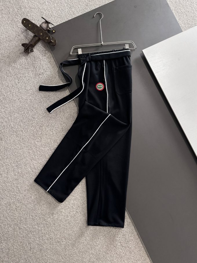 GUCCI's new haute couture elastic casual pants