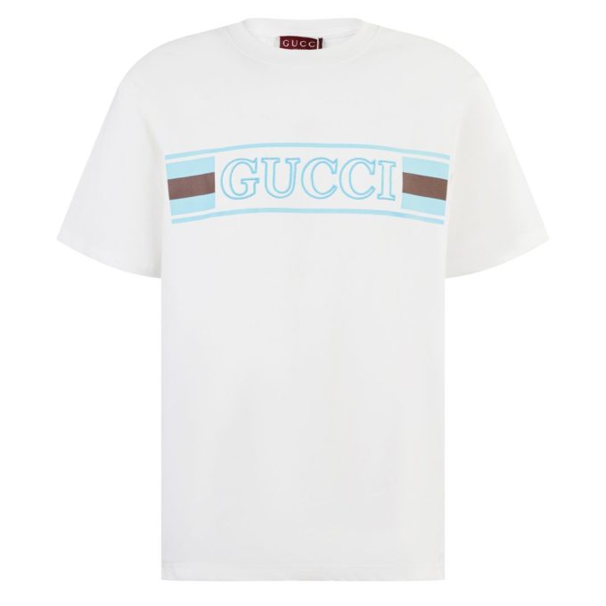 Gucci precisely embroidered and printed T-shirt