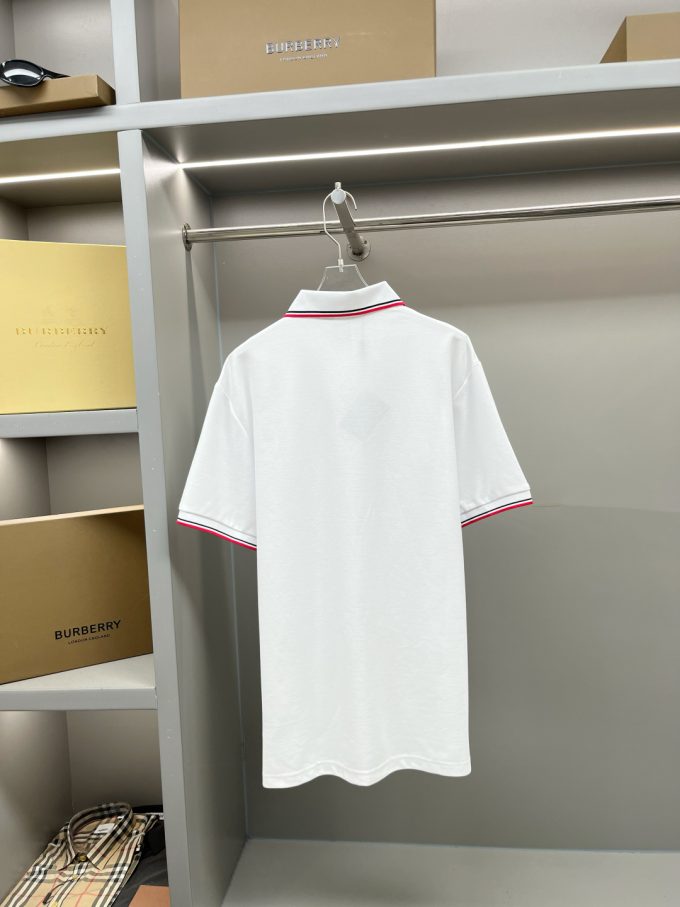 New Prada logo letter tape Polo shirt
