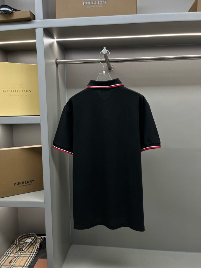 New Prada logo letter tape Polo shirt