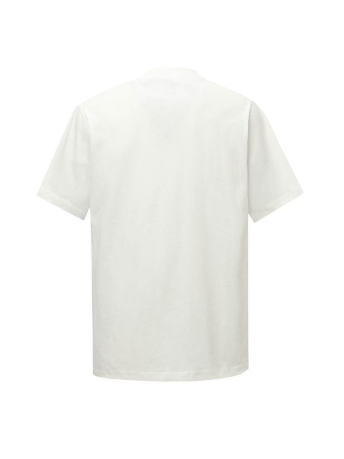 Prada graffiti letter logo foam print short-sleeved T-shirt
