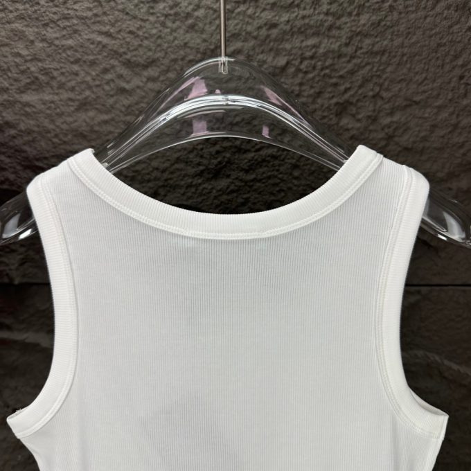 Prada 2025 New metal triangle badge women's vest