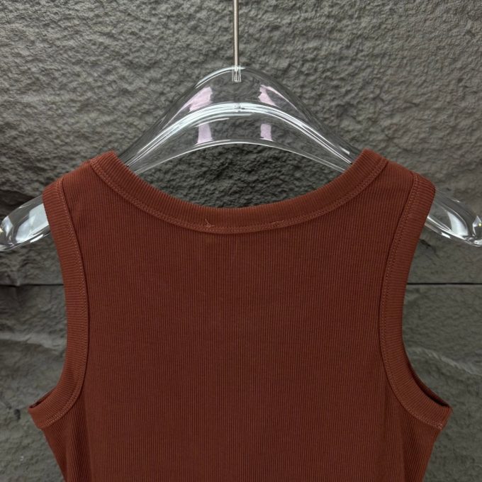Prada 2025 New metal triangle badge women's vest