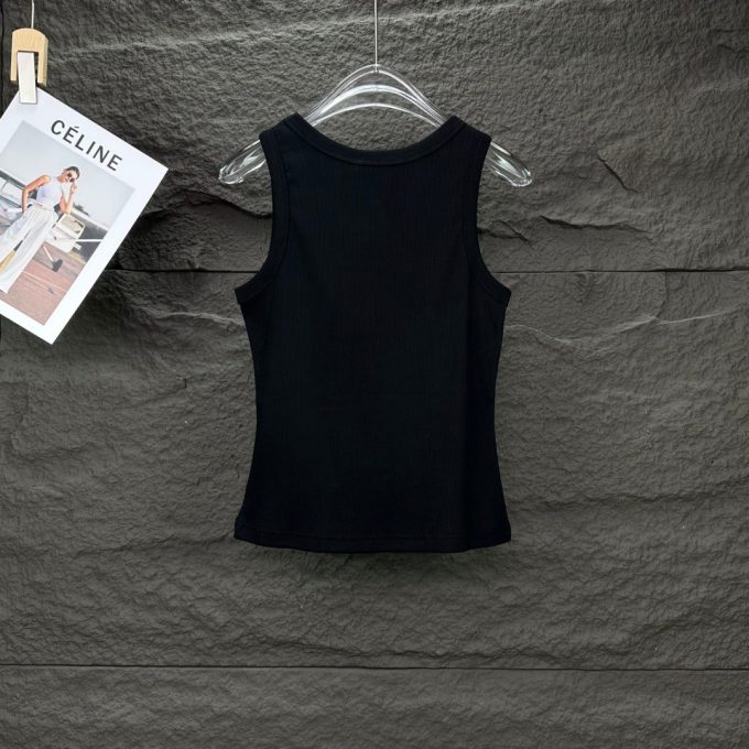Prada 2025 New metal triangle badge women's vest