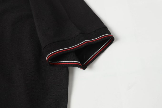 Prada letter logo embroidered business polo shirt short-sleeved T-shirt
