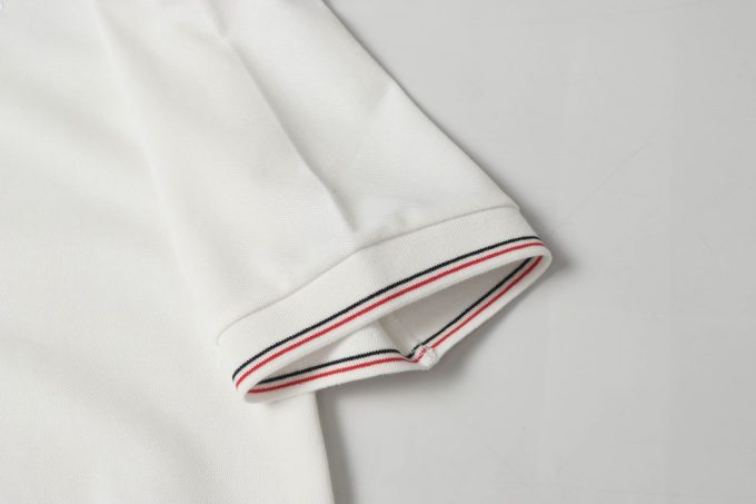 Prada letter logo embroidered business polo shirt short-sleeved T-shirt