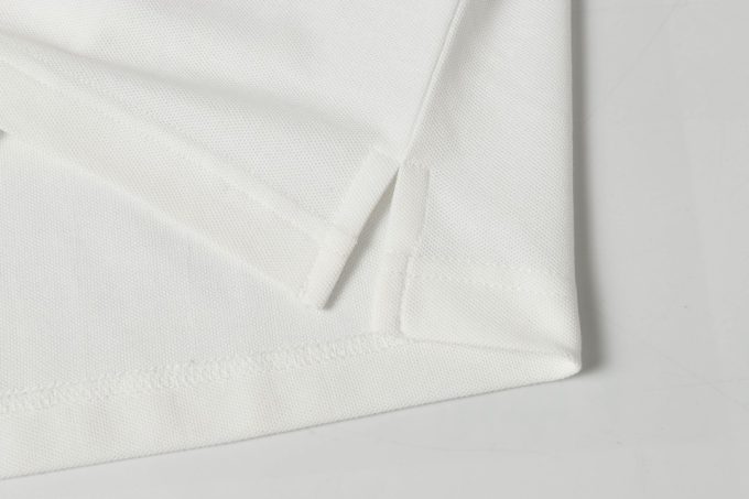 Prada letter logo embroidered business polo shirt short-sleeved T-shirt