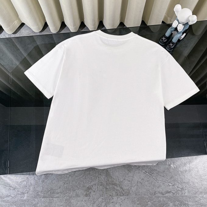 Prada pocket functional casual round-neck short-sleeved T-shirt