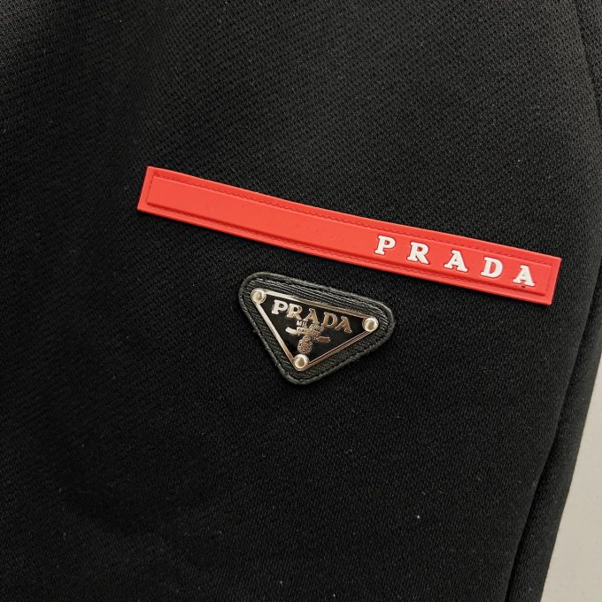 Prada Starry Sky twill pure cotton shorts