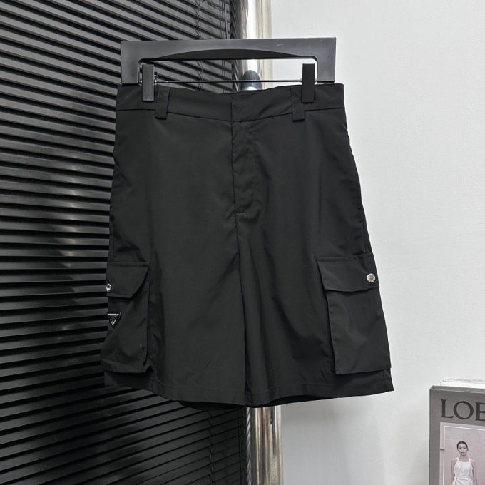 Prada recycled nylon work shorts