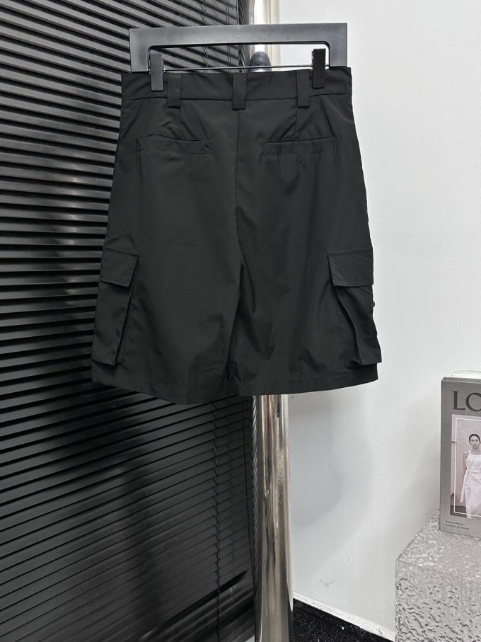 Prada recycled nylon work shorts