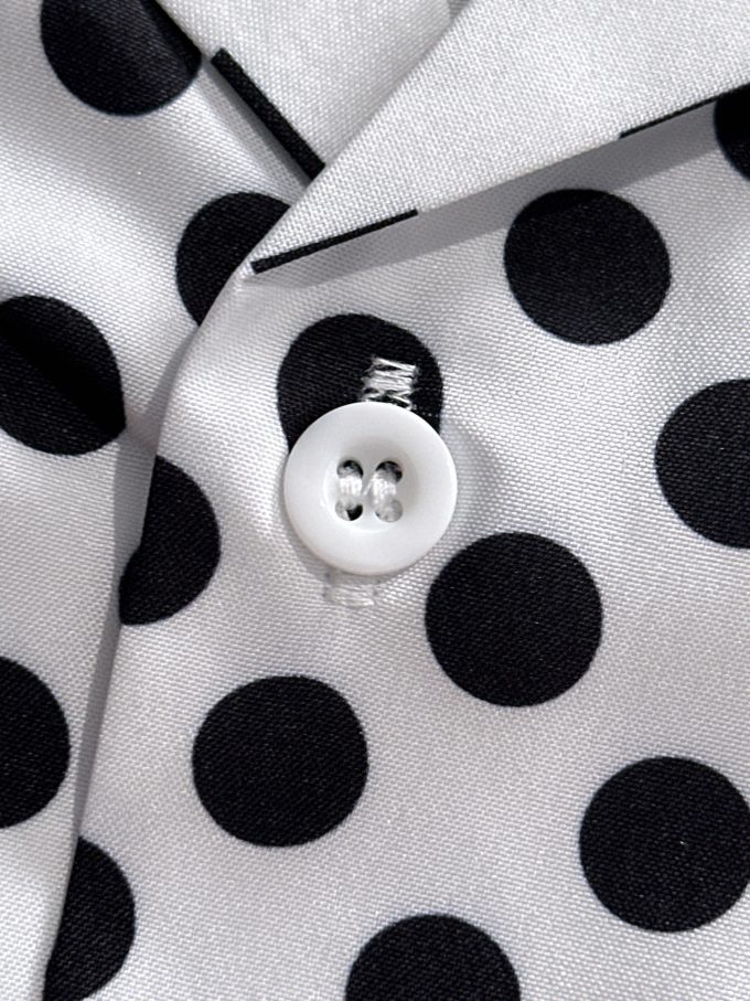 Prada's 2025 summer classic LOGO design full-print shirt