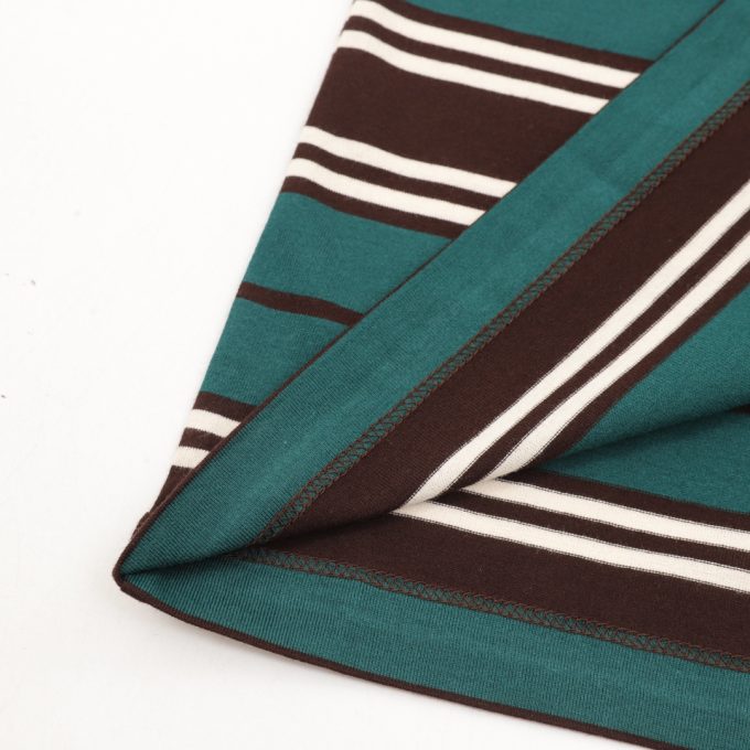 Prada letter applied-embroidered striped short-sleeved T-shirt