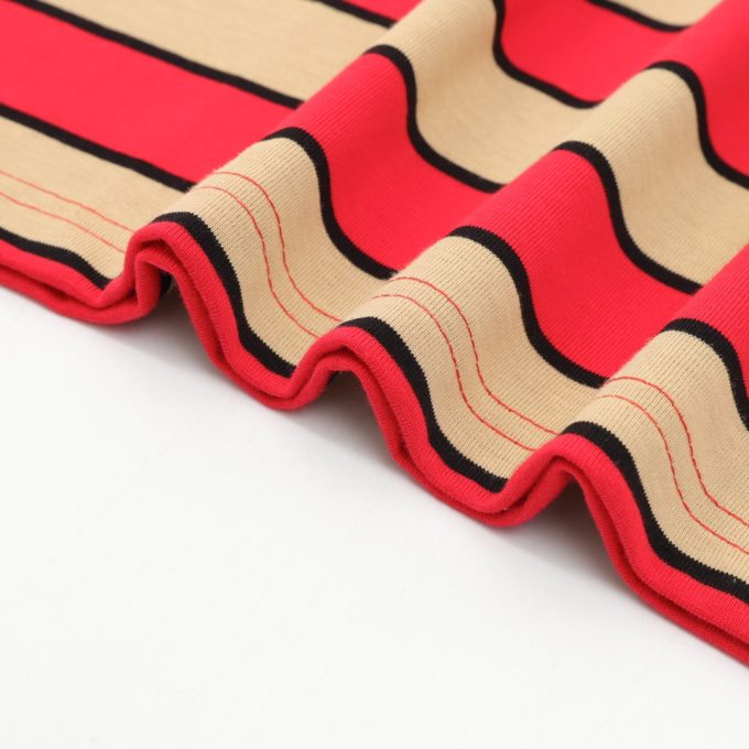 Prada's latest striped embroidered letter polo shirt