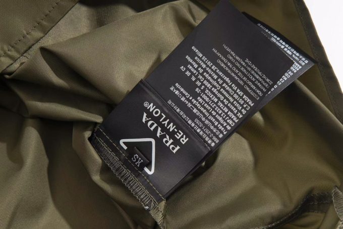 Prada Battlefield functional style workwear shirt with short sleeves