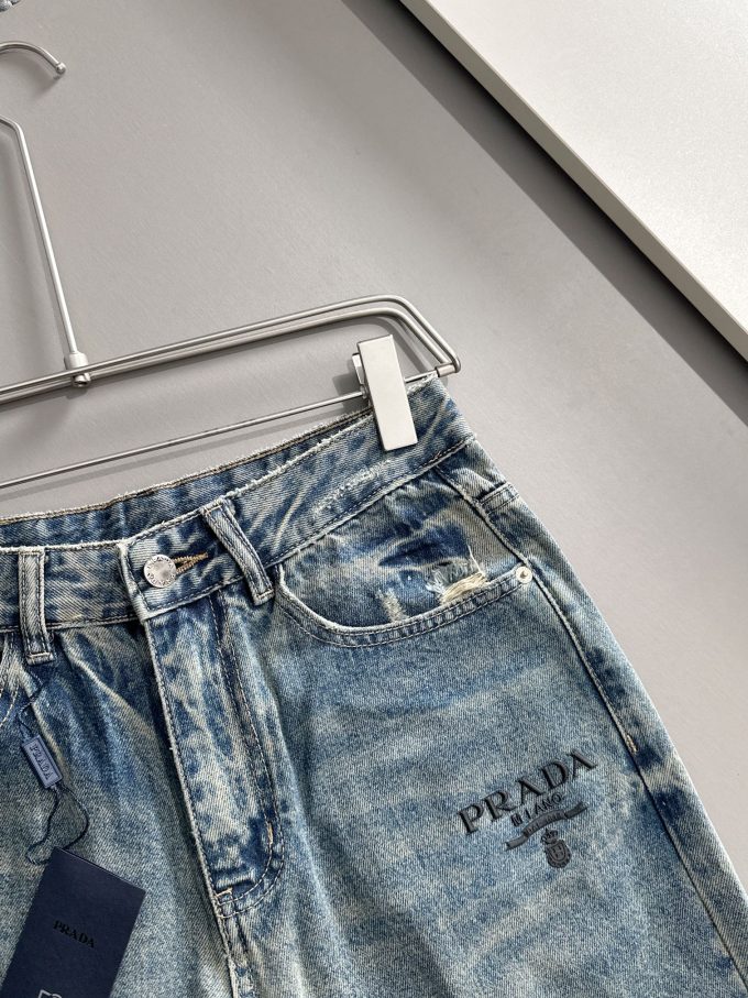 Prada 2025 All-season loose jeans and straight-leg trousers