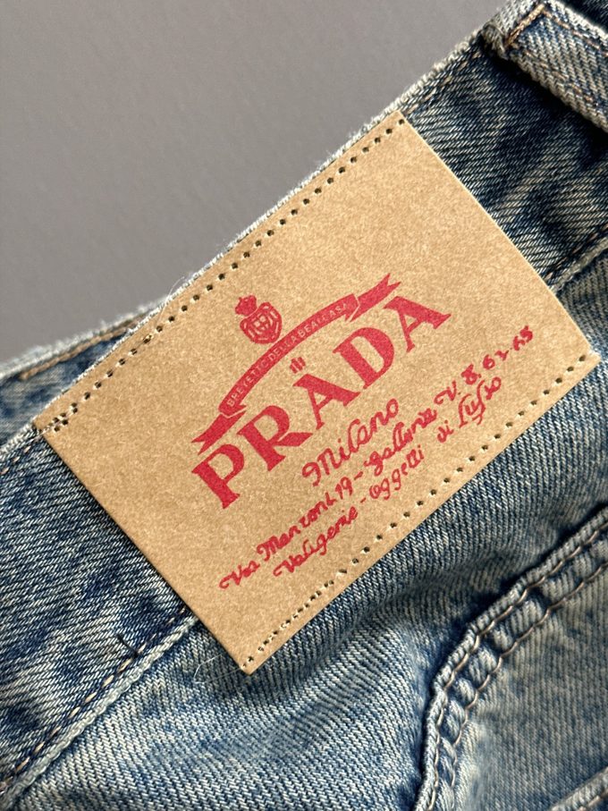 Prada 2025 All-season loose jeans and straight-leg trousers