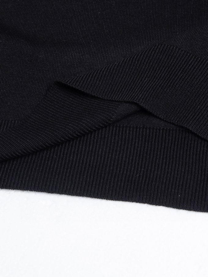 Prada letter logo embroidered wool Polo knitted short sleeve