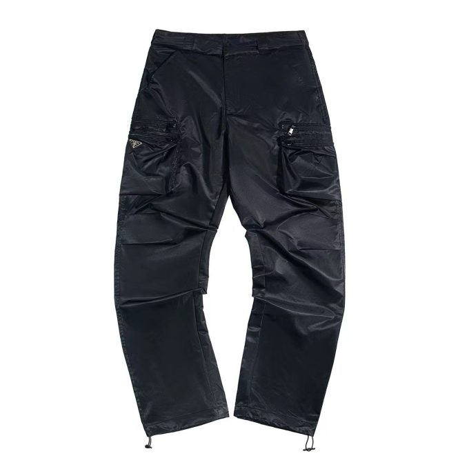 Prada 24SS Spring/Summer new multi-pocket work pants