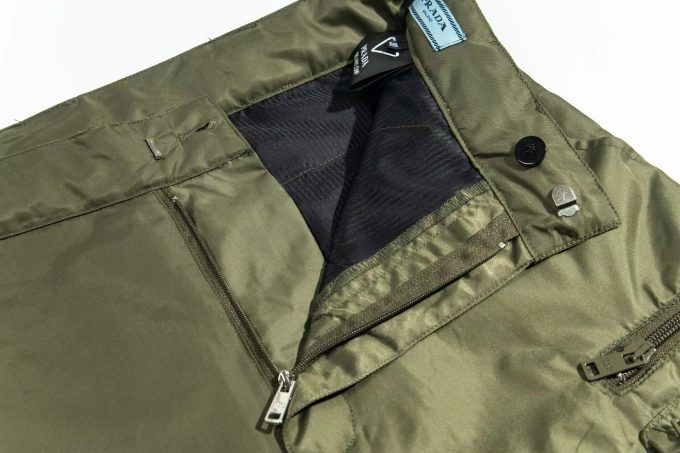 Prada 24SS Spring/Summer new multi-pocket work pants