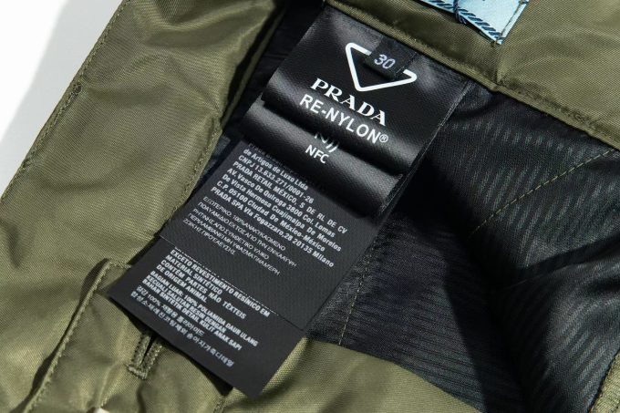Prada 24SS Spring/Summer new multi-pocket work pants
