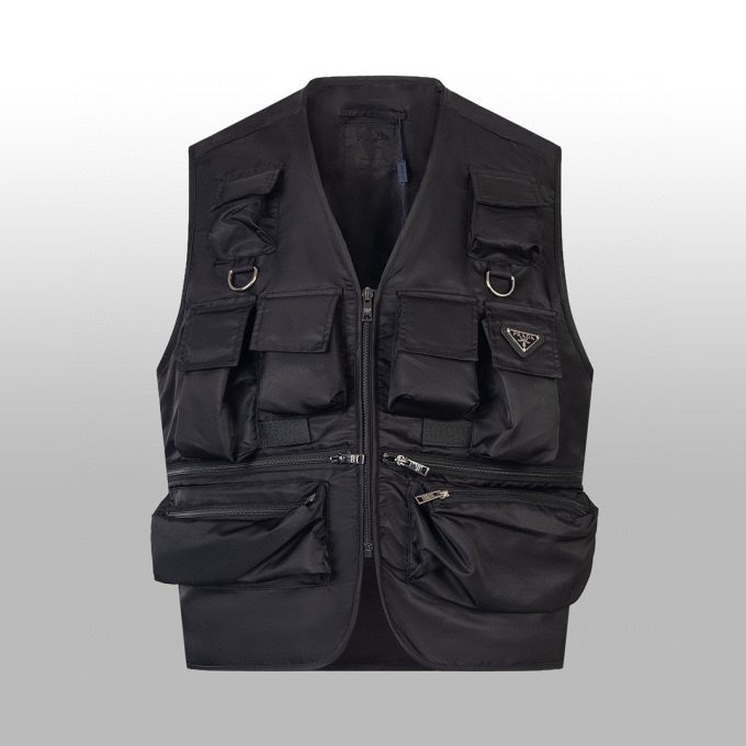 Early autumn workwear nylon waistcoat