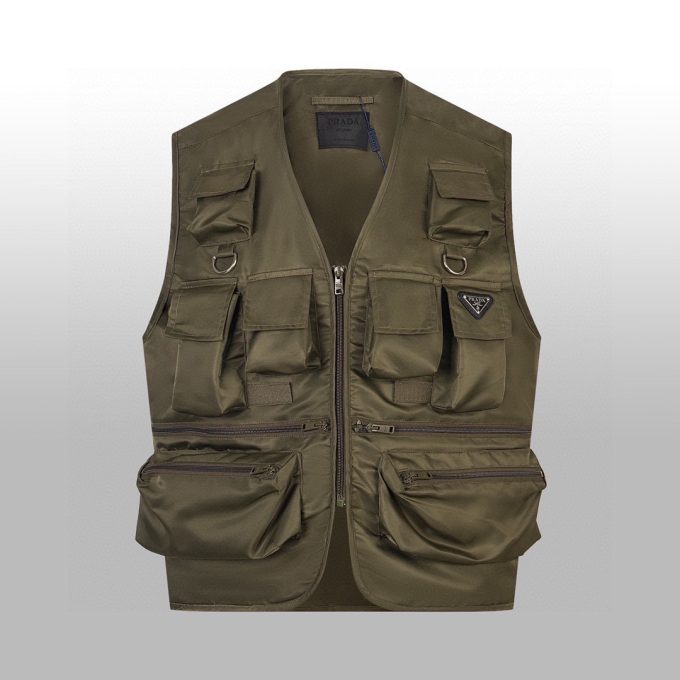 Early autumn workwear nylon waistcoat